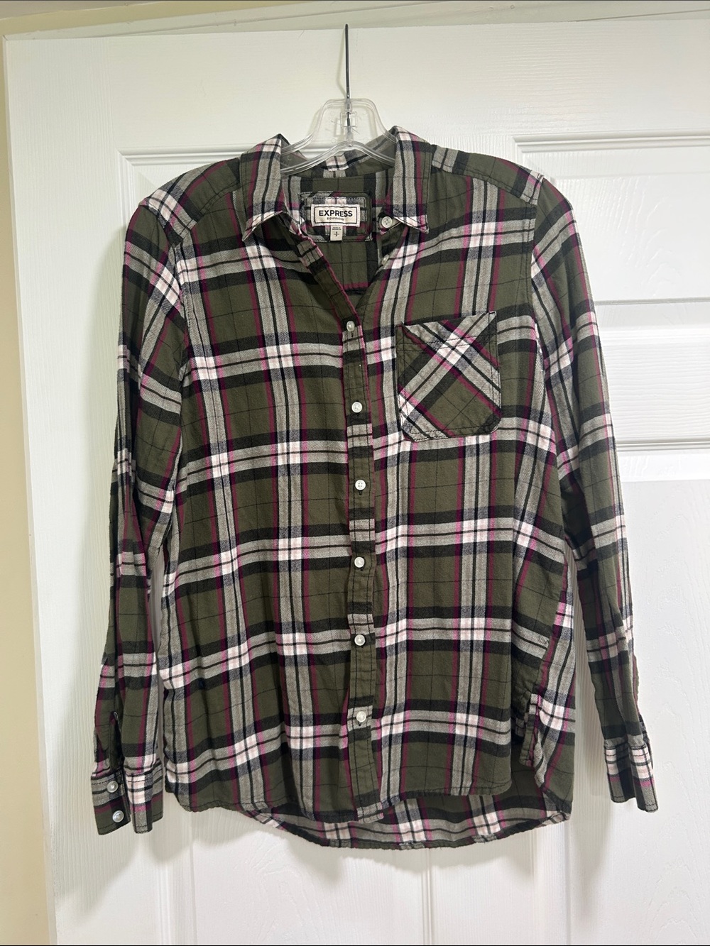 Express light weight flannel shirt